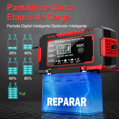 CARGADOR DE BATERIA  PARA CARRO, CAMIONETA, CAMION  O MOTO